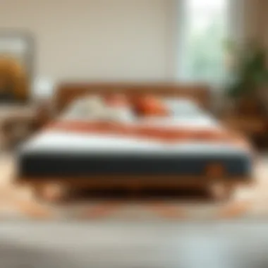 Comparison of various mattress materials for US king size