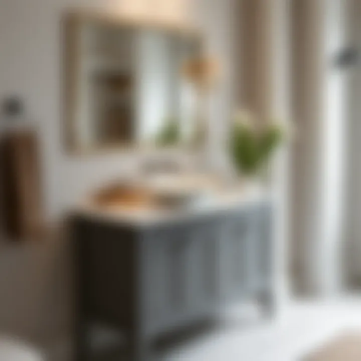 Timeless Design in Bathroom Spaces A beautifully designed 30-inch vanity with a classic bowl sink