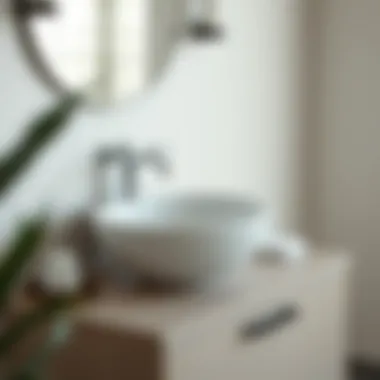 Contemporary Style Meets Functionality Stylish 30-inch vanity with a contemporary bowl sink