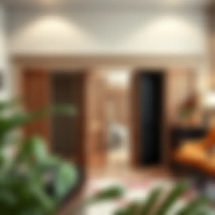 Variety of accordion door design options displayed