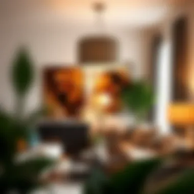 Achieving Cohesive Design with Drum Lamp Shades A beautifully designed room featuring a drum lamp shade that complements the decor