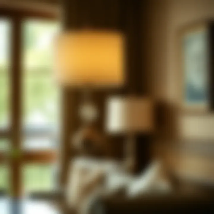 Vintage Charm of Drum Lamp Shades in Interior Design A vintage drum lamp shade adding character to a classic interior