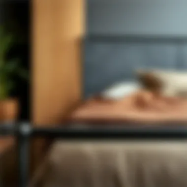 Durable materials used in the Tom metal platform bed frame