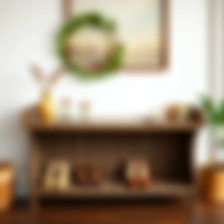 Personalized Touch: Decorative Farmhouse Shoe Racks Customized farmhouse shoe rack with decorative elements