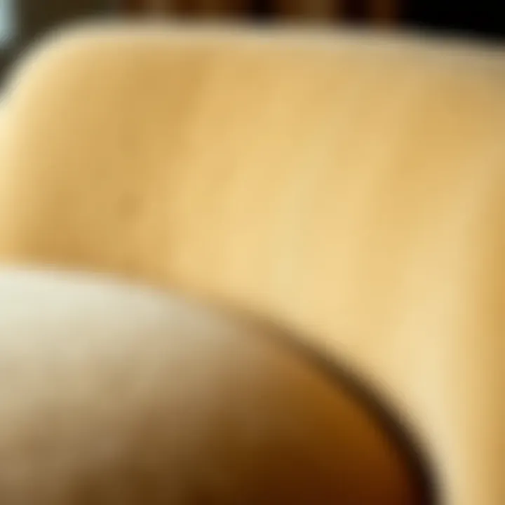 Close-up of felt texture showcasing craftsmanship