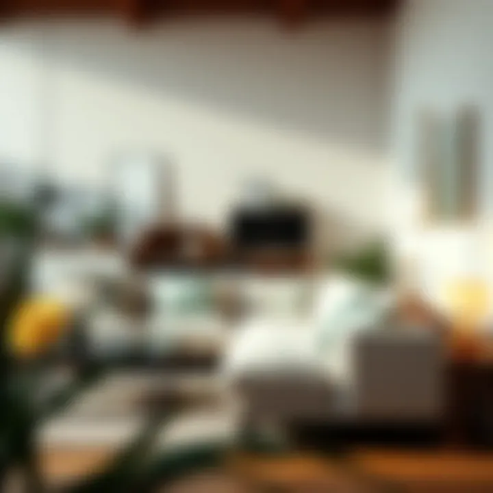 Luxurious family-friendly couch in a modern living room