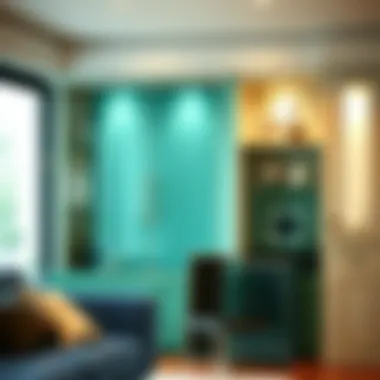 Display of various glass types suitable for cabinet doors