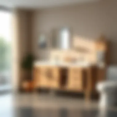 Modern Vanity Design with Sleek Lines Modern vanity design with sleek lines and contemporary style