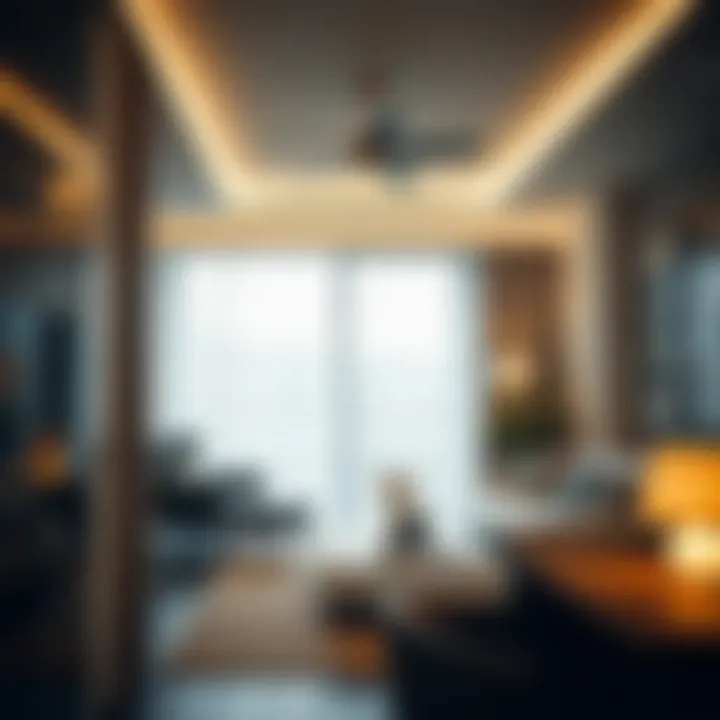 Aesthetically pleasing LED lighting integration in interior design