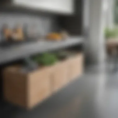 Eco-Friendly Waste Management Practices Eco-friendly containers for managing kitchen waste effectively.