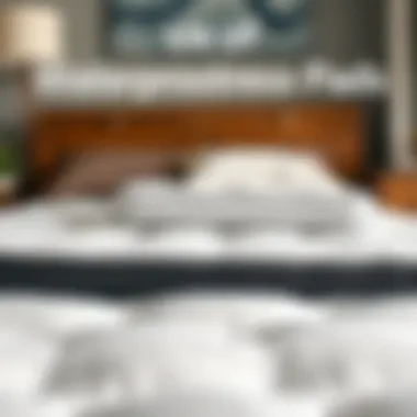 Materials Used in Waterproof Mattress Pads Visual representation of various materials used in waterproof mattress pads, highlighting their unique properties.