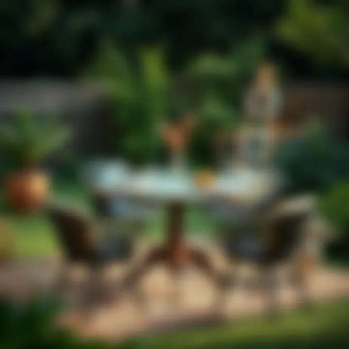 Notable Navigating the World of Yard Table Sets
