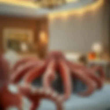 Tips for maintaining octopus bed sets displayed creatively
