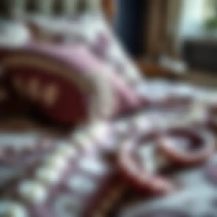 A close-up of the intricate patterns found on octopus-themed bedding