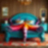 A beautifully designed octopus bed set featuring vibrant colors