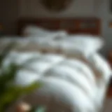 Lightweight comforter showcasing breathable fabric