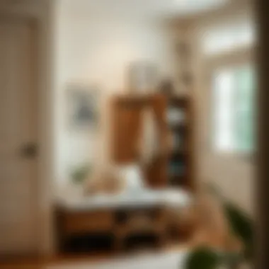 Innovative furniture choices for hallway storage