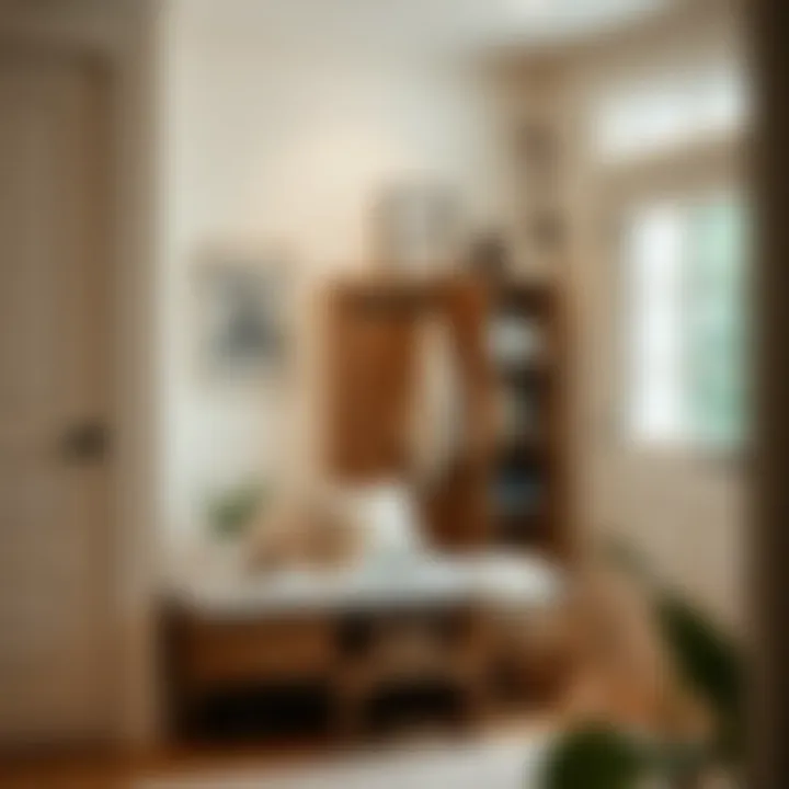 Innovative furniture choices for hallway storage