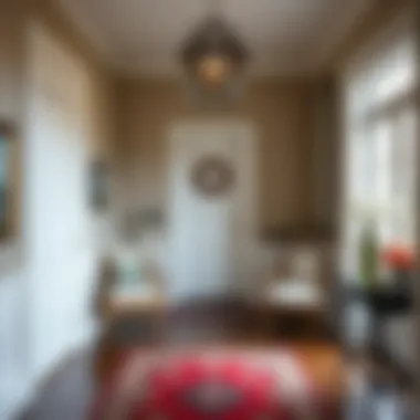 Stylish entrance hallway with organized storage solutions