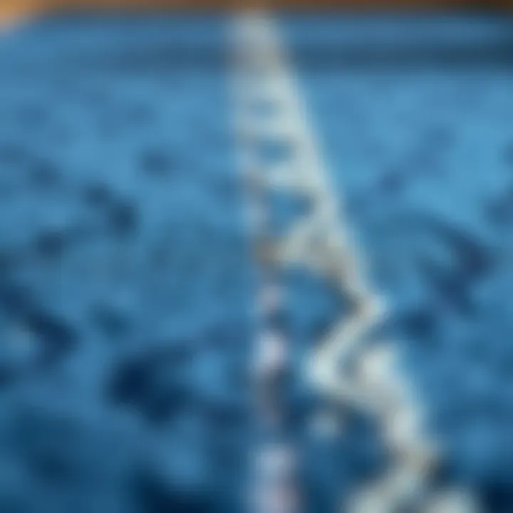 Quality Materials of Safavieh Navy Blue Rugs Safavieh navy blue rug showcasing its material quality and texture