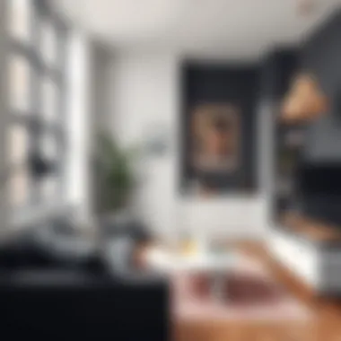 Integrating Personal Style in Decor Stylish studio apartment integrating personal style with practical decor elements