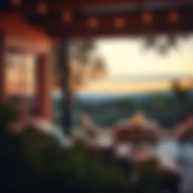 Cozy evening setup with Sunbeam patio chairs and ambient lighting