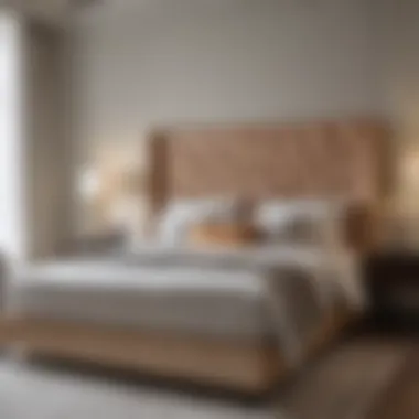 Luxurious King Bed in Modern Design Luxurious king bed in a modern bedroom setting