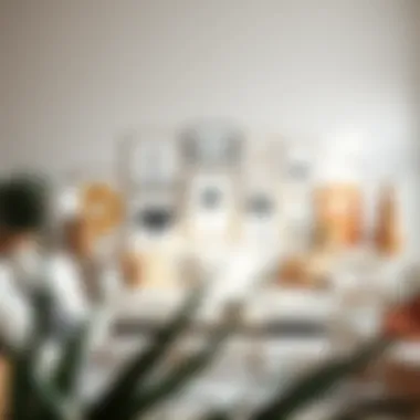 Curated Canvas Art for Chic Interiors Stylish interior featuring thoughtfully selected canvas pieces