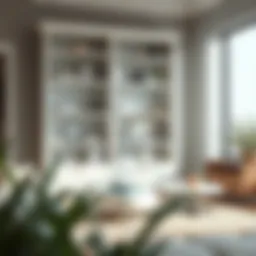 Elegant Billy Oxford bookcase showcasing modern design elements