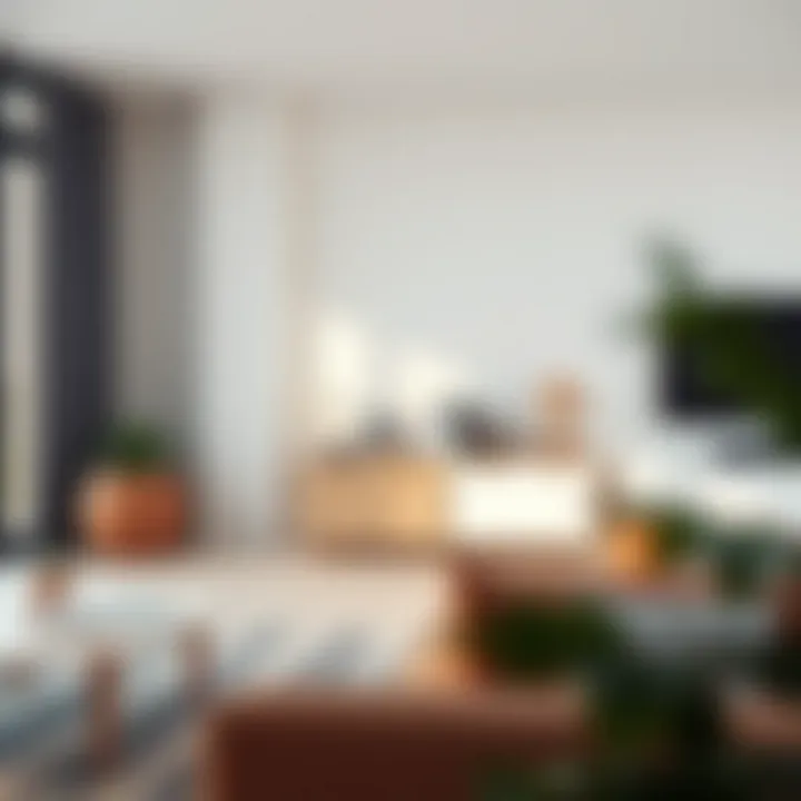 Minimalist Standalone Book Rack Elegant minimalist standalone book rack in a modern living room