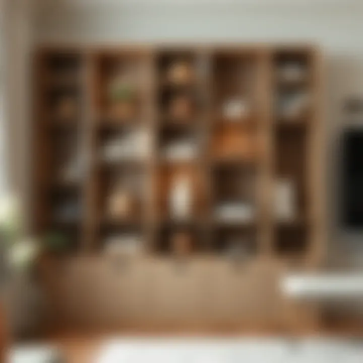 Innovative Storage Options of Corner Cube Units Corner cube unit showcasing versatile storage solutions