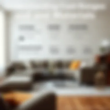 Infographic detailing cost ranges and material types for sectional couches