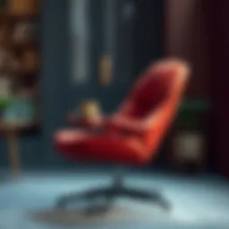 Elegant ergonomic chair design features