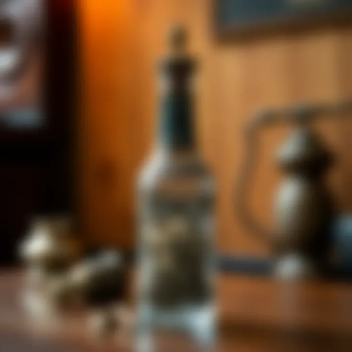 Historical seasoning bottle design showcasing intricate craftsmanship