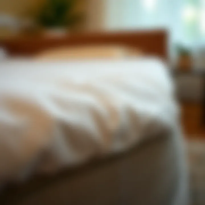 Quality Matters in Protection Close-up view of a high-quality mattress protector