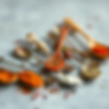 Diverse Small Spoons Made from Various Materials Diverse small spoons made from various materials