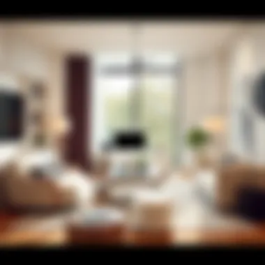 Aesthetic Home Office Environment Elegant home office setup with modern furniture