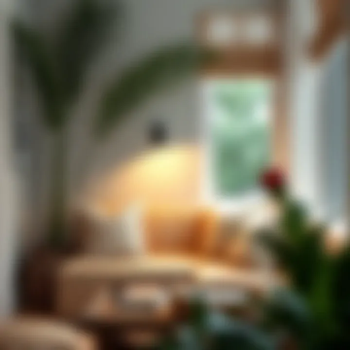 Cozy Reading Nook with Lumbar Pillows A cozy reading nook featuring lumbar pillows for comfort and support