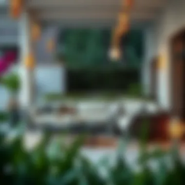 Elegant Patio Sofa Design Elegant outdoor sofa in an inviting patio environment