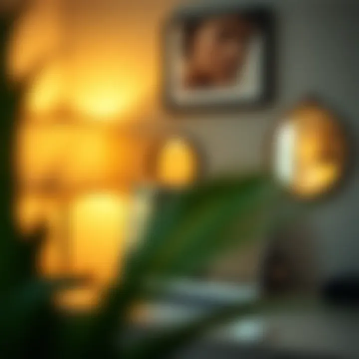 Chic Mirrors Adding Workspace Character Chic small mirrors adding character to a workspace