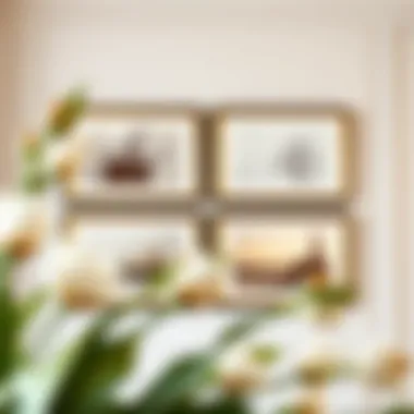 Diverse Art Styles Framed Elegant arrangement of four 8x10 frames showcasing diverse art styles