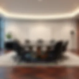 Elegant board room chair design showcasing contemporary aesthetics