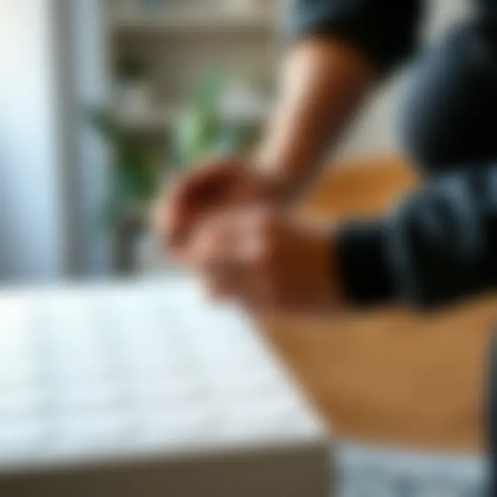 Applying Stickers for a Flawless Finish Step-by-step application of round white stickers