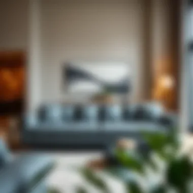 Vinliden Sofa in a Contemporary Living Space Vinliden sofa in a stylish living room setting