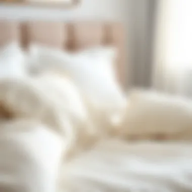 Visual comparison of different bedding thread counts